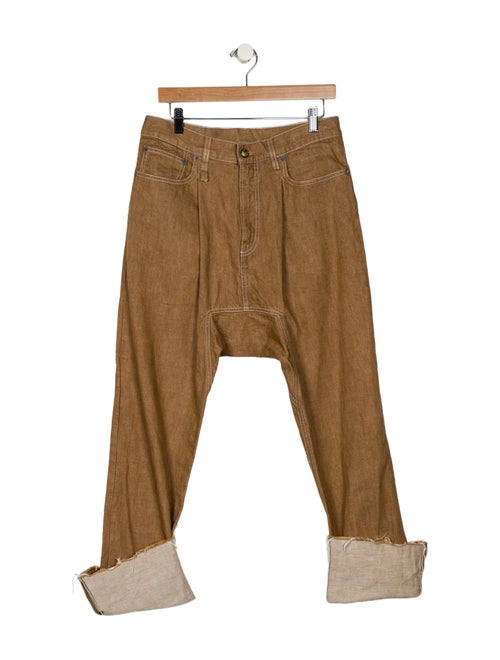 R13 High-Rise Straight Leg Jeans