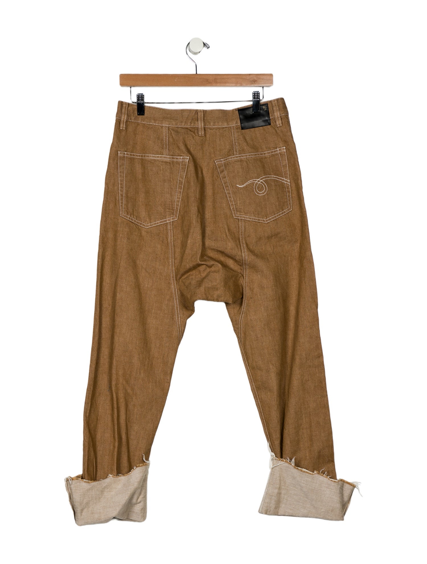 R13 High-Rise Straight Leg Jeans