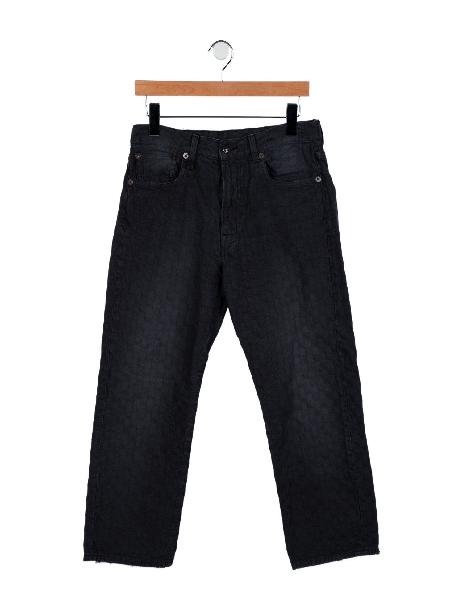 R13 Mid-Rise Straight Leg Jeans