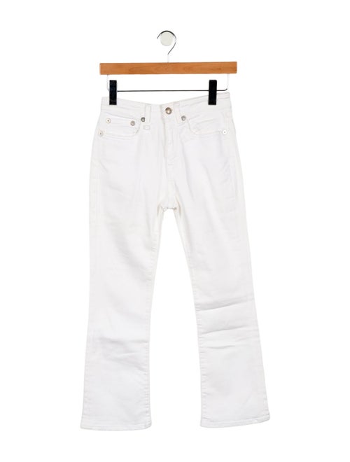 R13 Mid-Rise Straight Leg Jeans