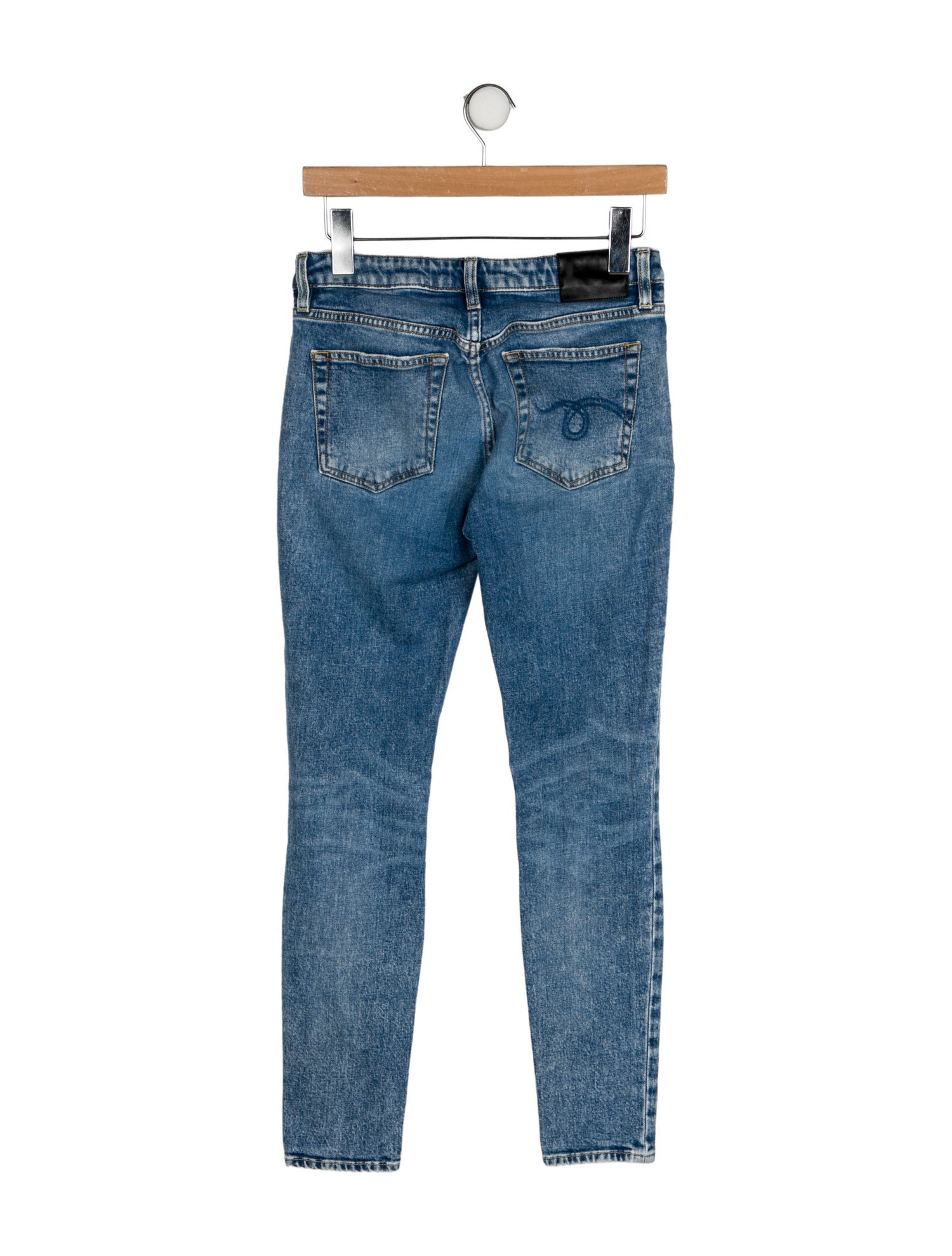 R13 Mid-Rise Skinny Leg Jeans