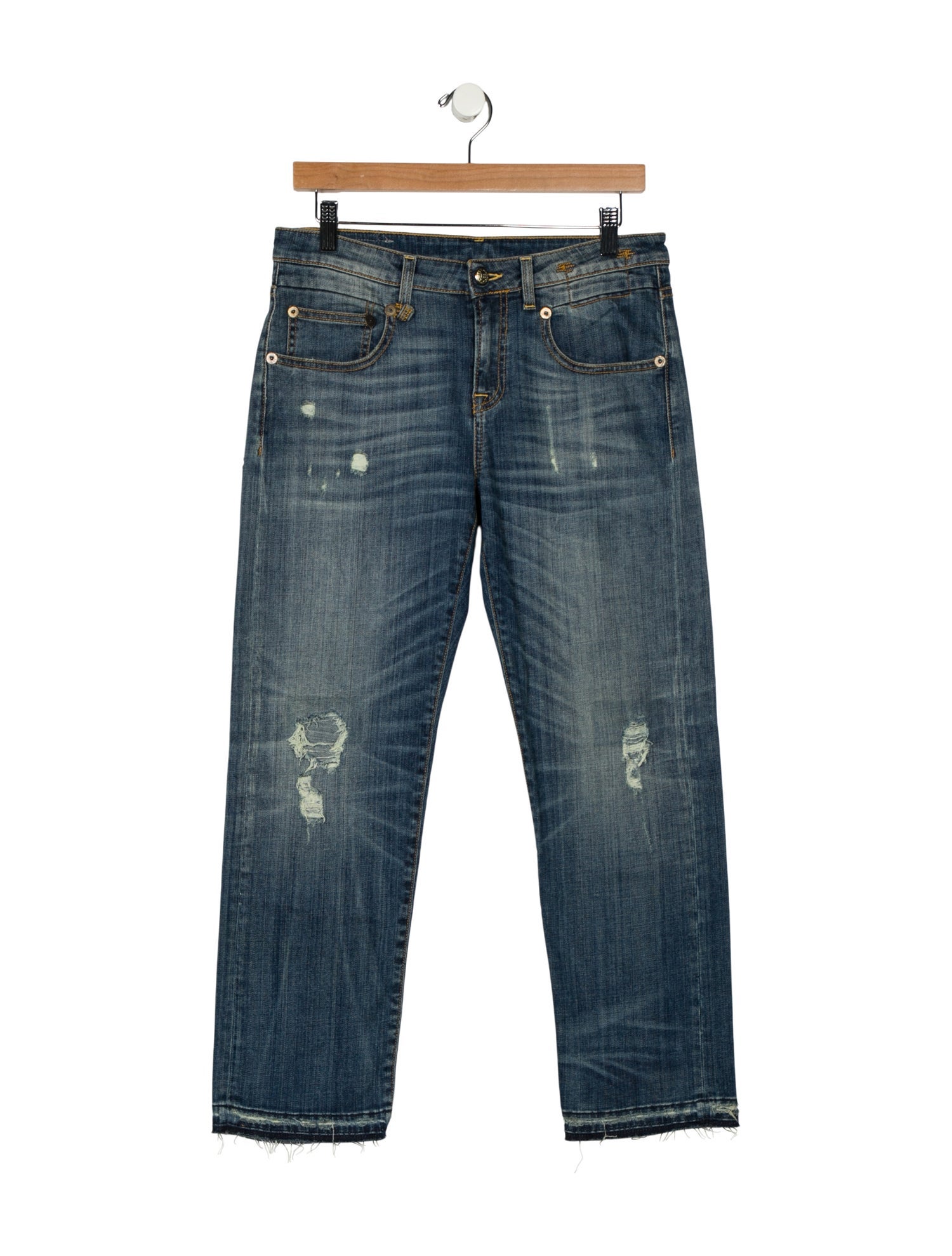 R13 Straight Boy Straight Leg Jeans