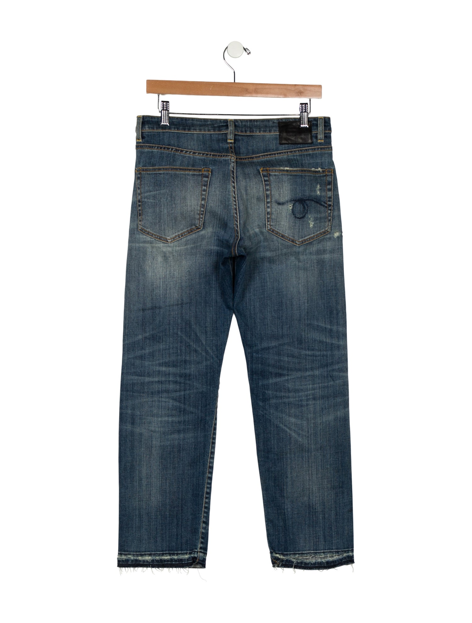 R13 Straight Boy Straight Leg Jeans