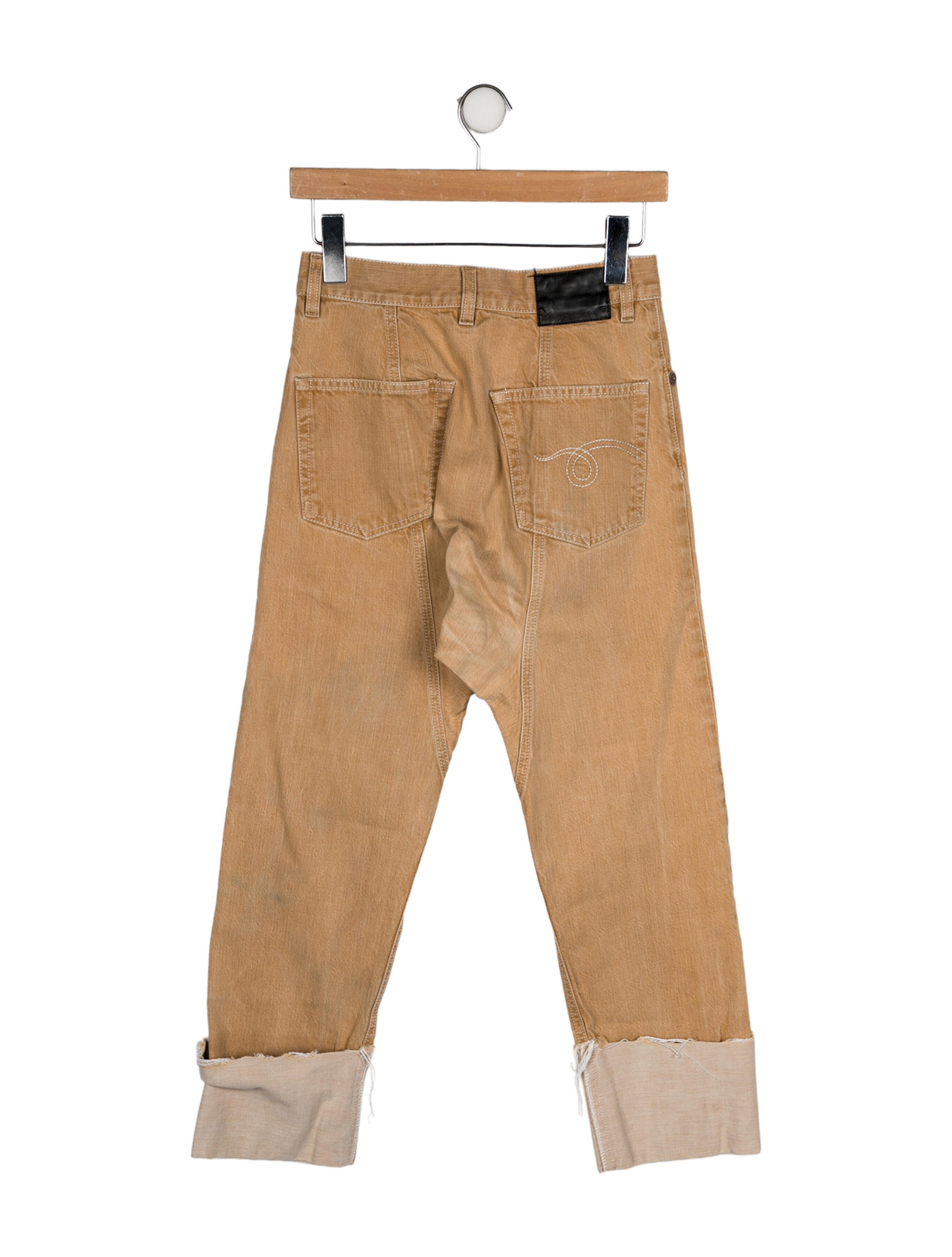 R13 High-Rise Straight Leg Jeans