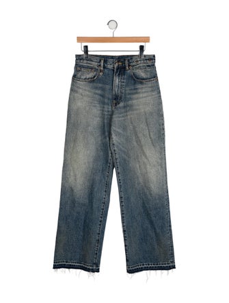 R13 High-Rise Wide Leg Jeans