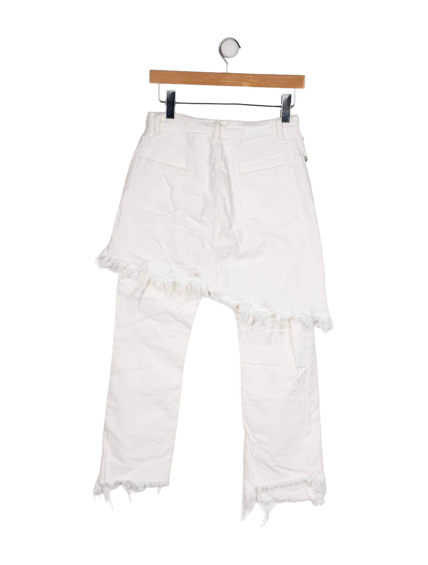 R13 High-Rise Straight Leg Jeans