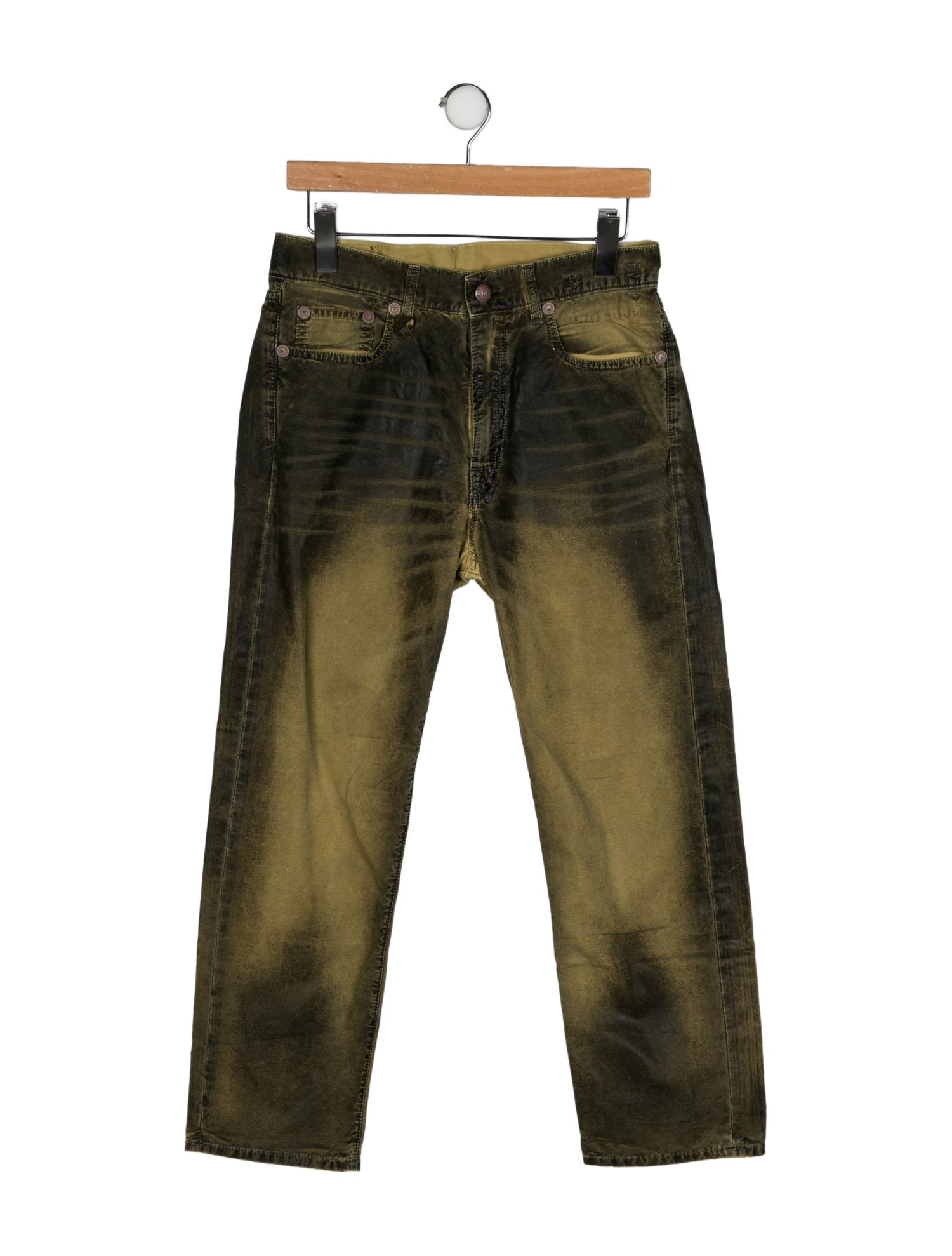 R13 High-Rise Straight Leg Jeans