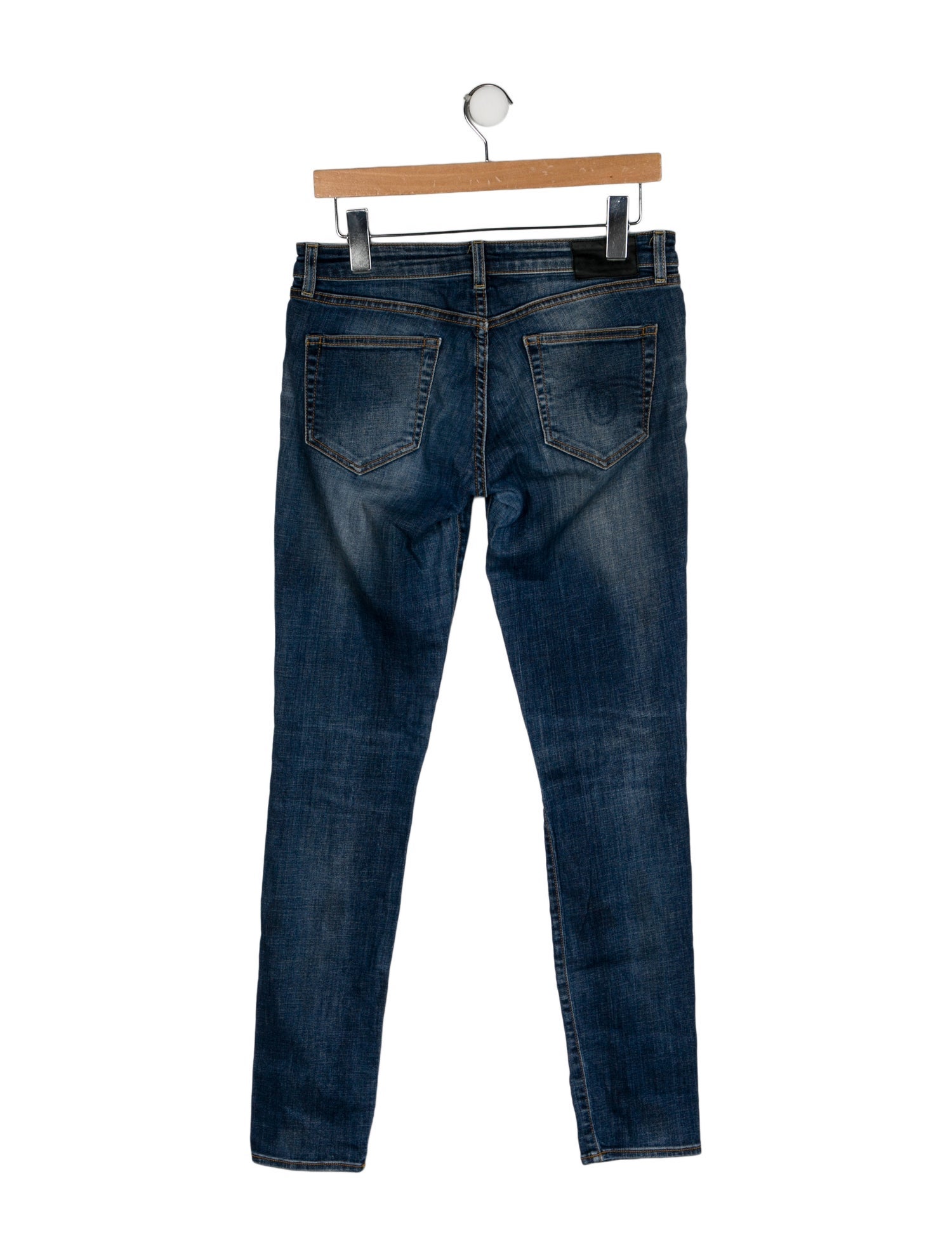 R13 Mid-Rise Skinny Leg Jeans