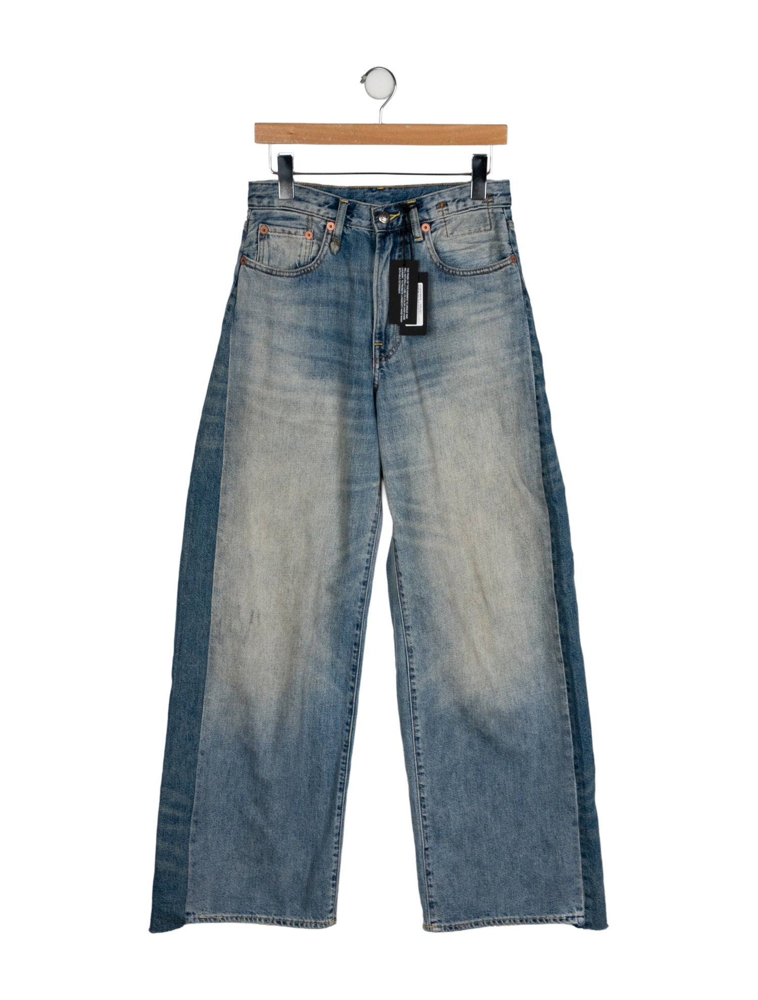 R13 High-Rise Wide Leg Jeans