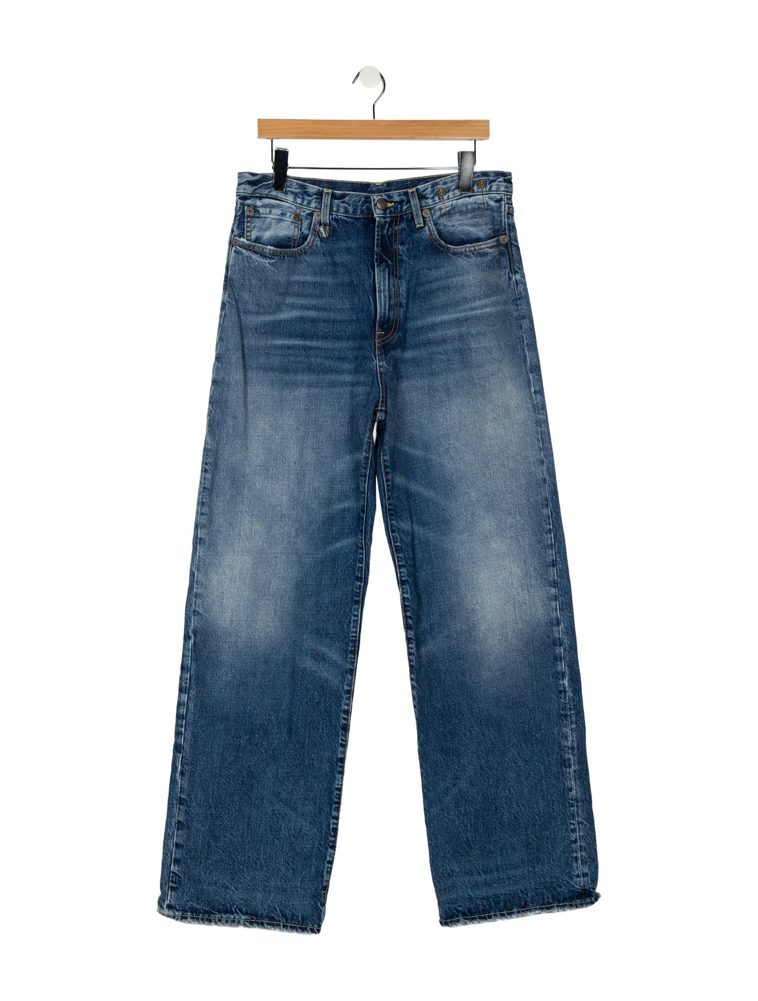 R13 High-Rise Wide Leg Jeans