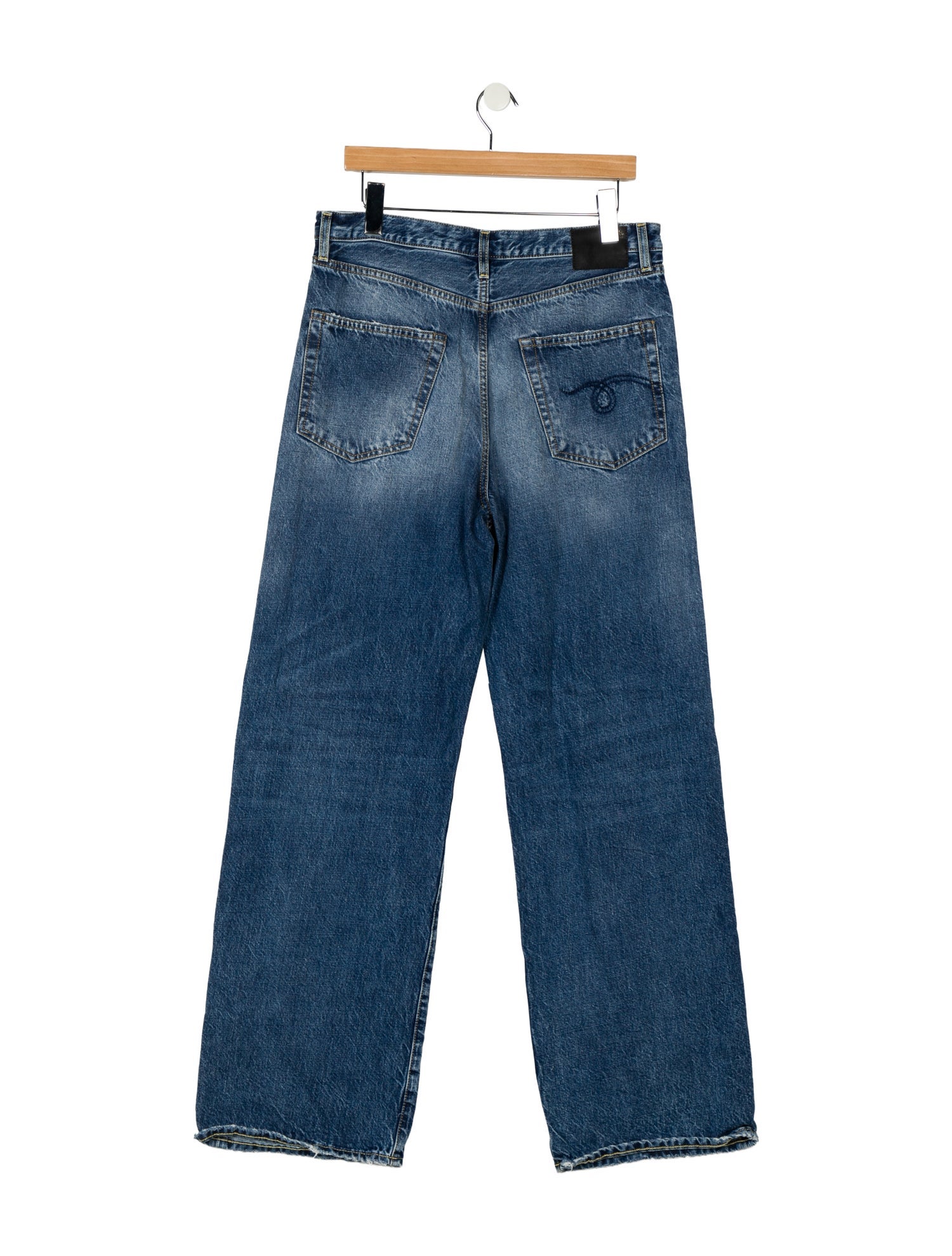 R13 High-Rise Wide Leg Jeans