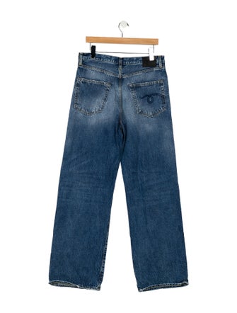 R13 High-Rise Wide Leg Jeans