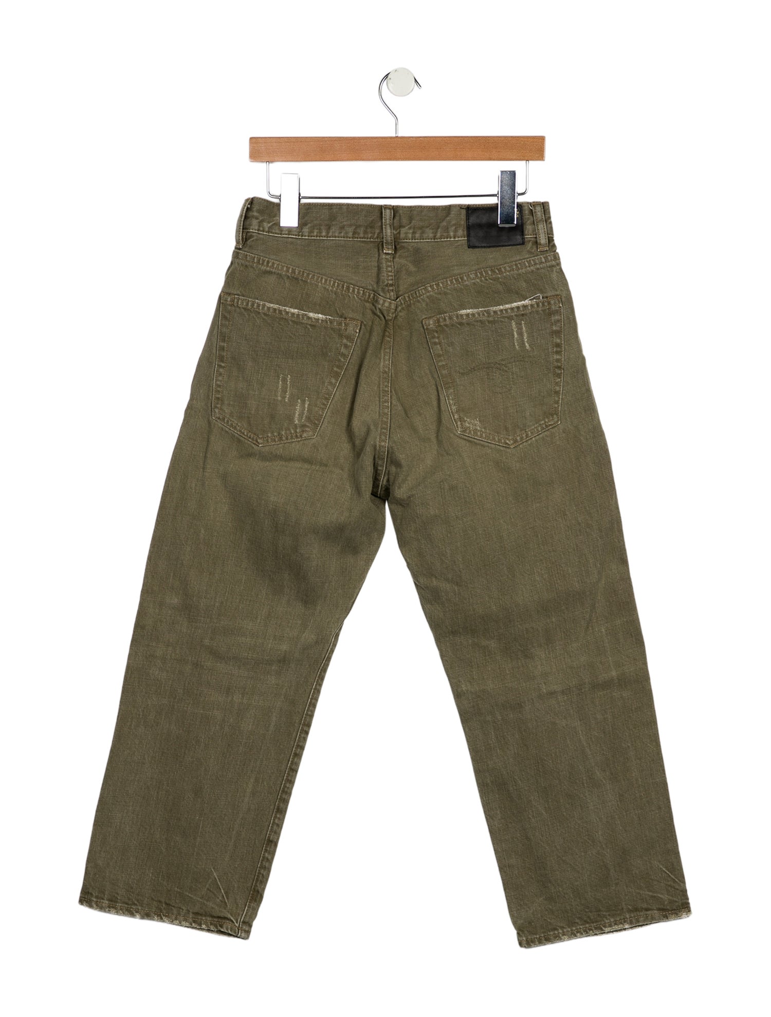 R13 High-Rise Straight Leg Jeans