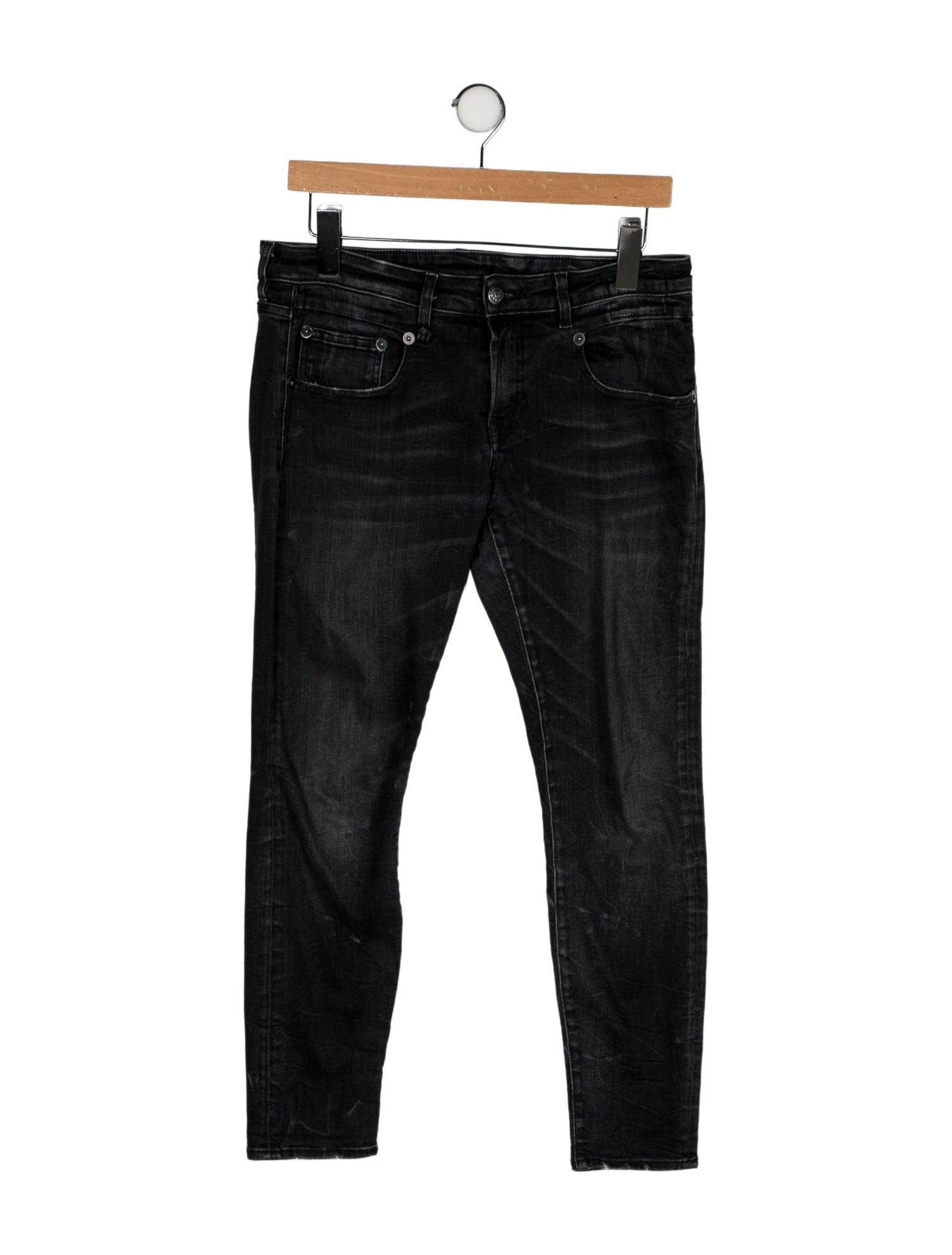 R13 Mid-Rise Skinny Leg Jeans