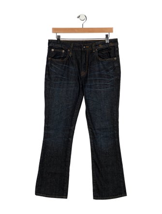 R13 Mid-Rise Straight Leg Jeans