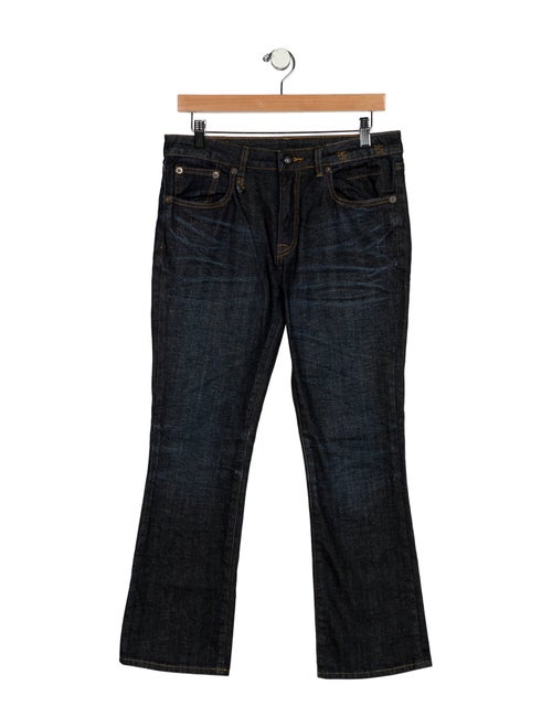 R13 Mid-Rise Straight Leg Jeans