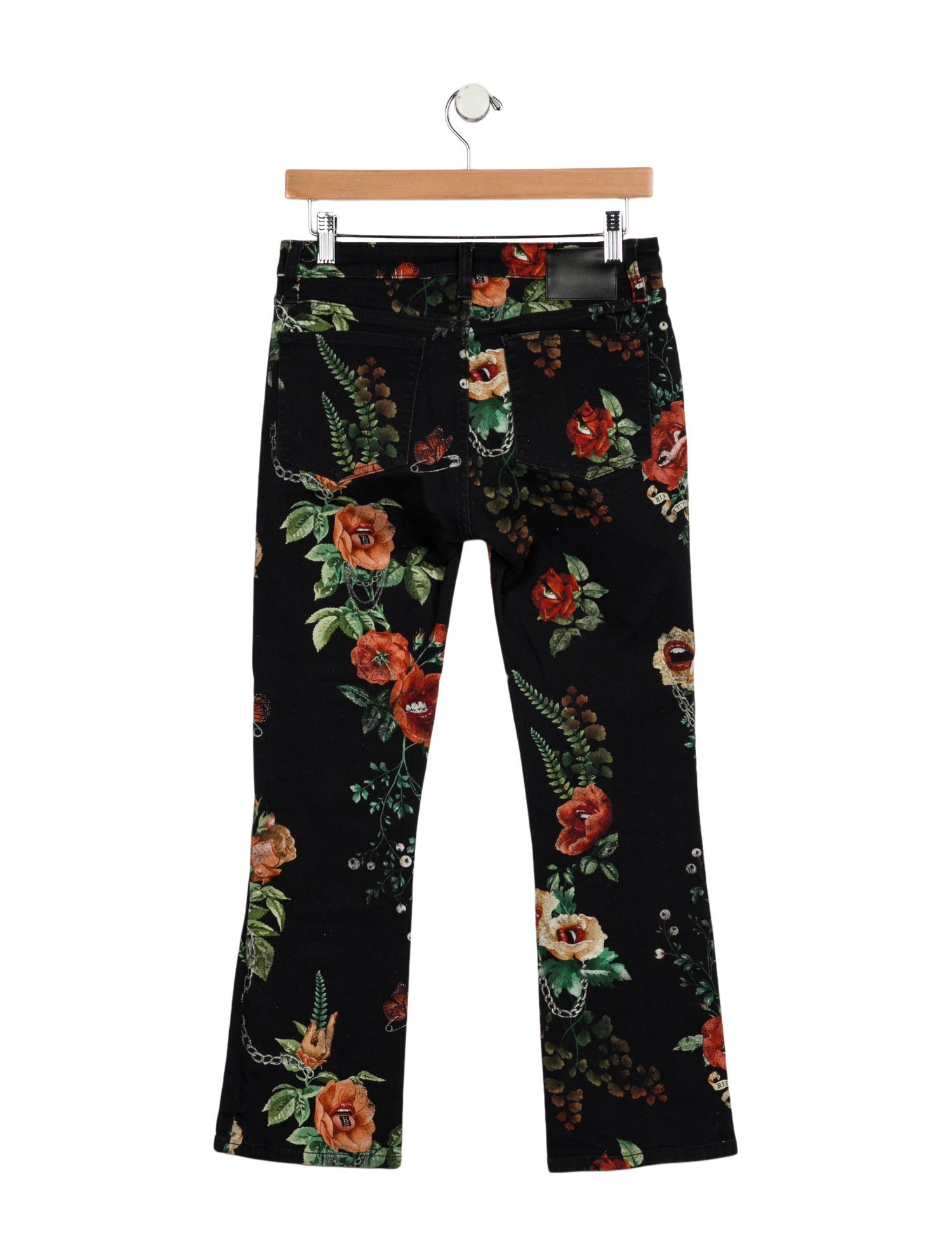 R13 Mid-Rise Straight Leg Jeans