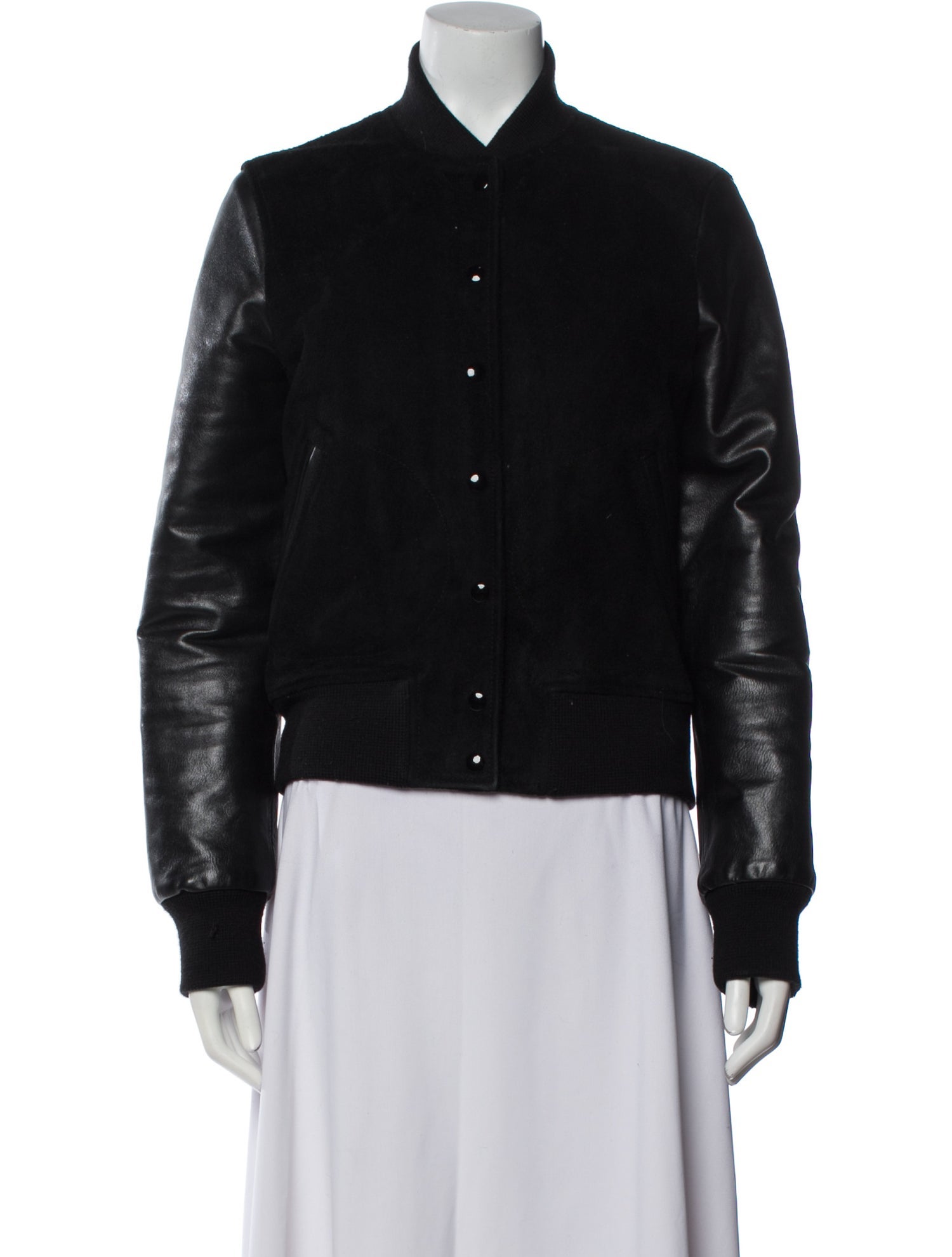 R13 Leather Bomber Jacket