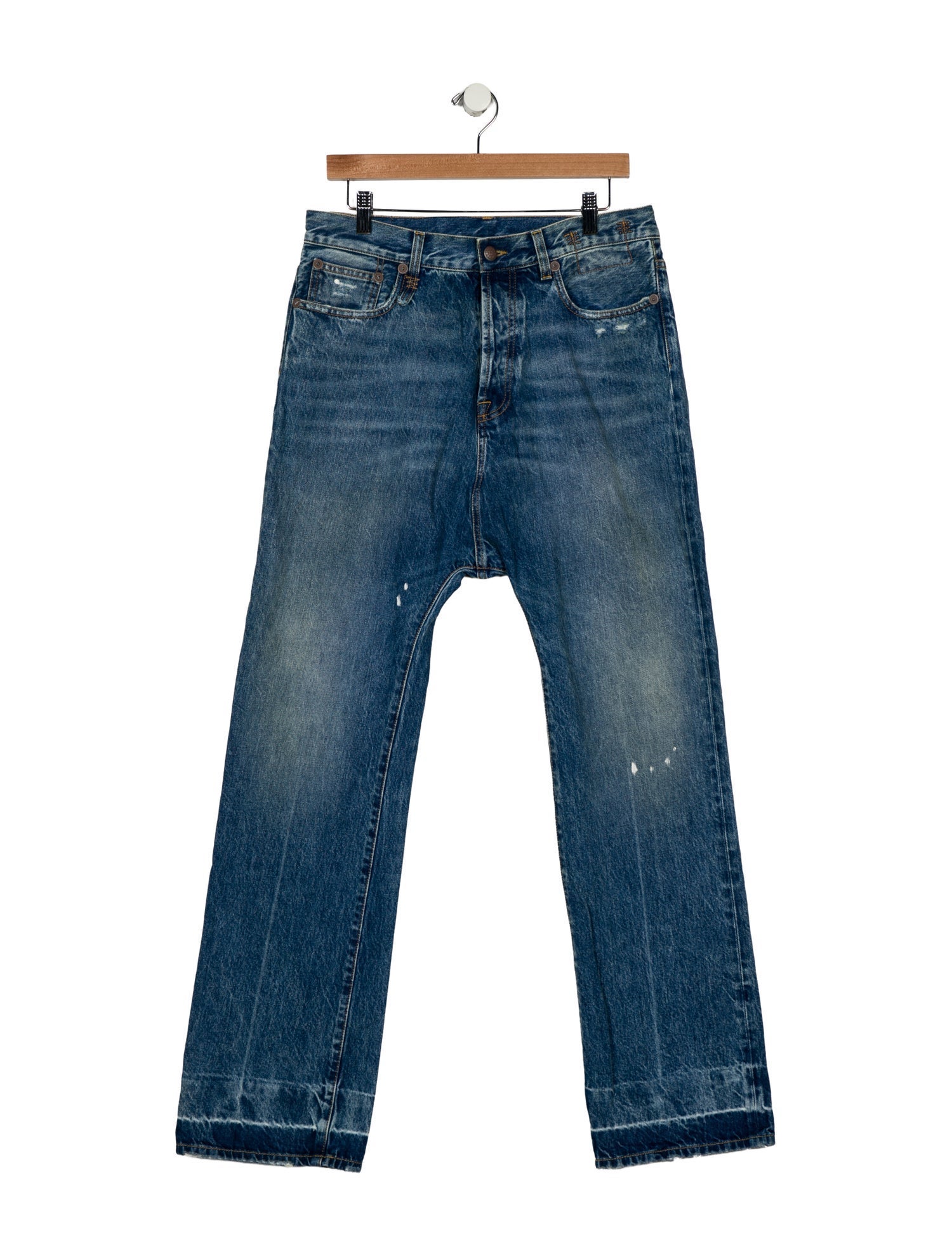 R13 High-Rise Wide Leg Jeans