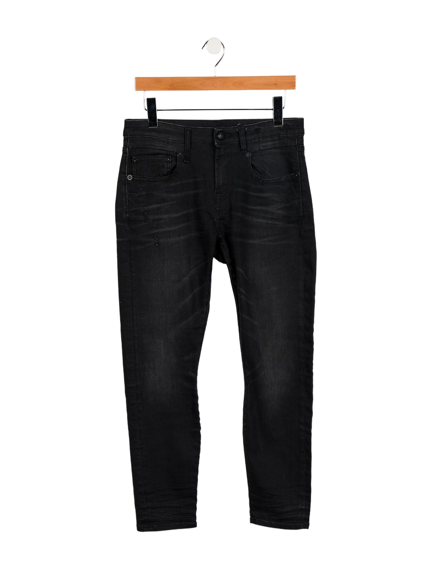 R13 Mid-Rise Skinny Leg Jeans