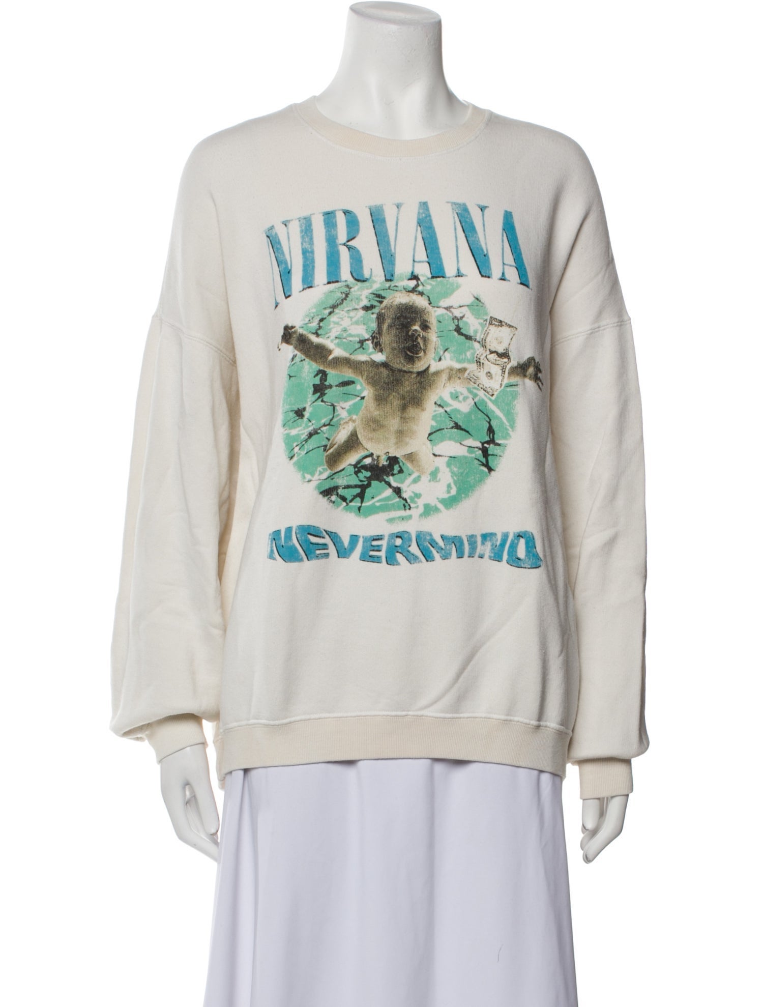 R13 Graphic Print Crew Neck Sweatshirt