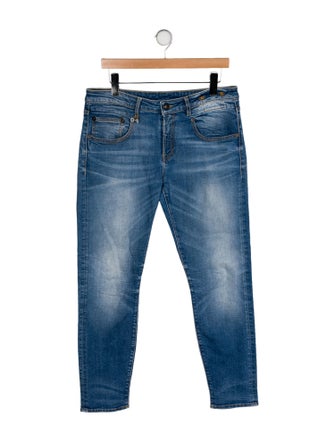 R13 Mid-Rise Skinny Leg Jeans