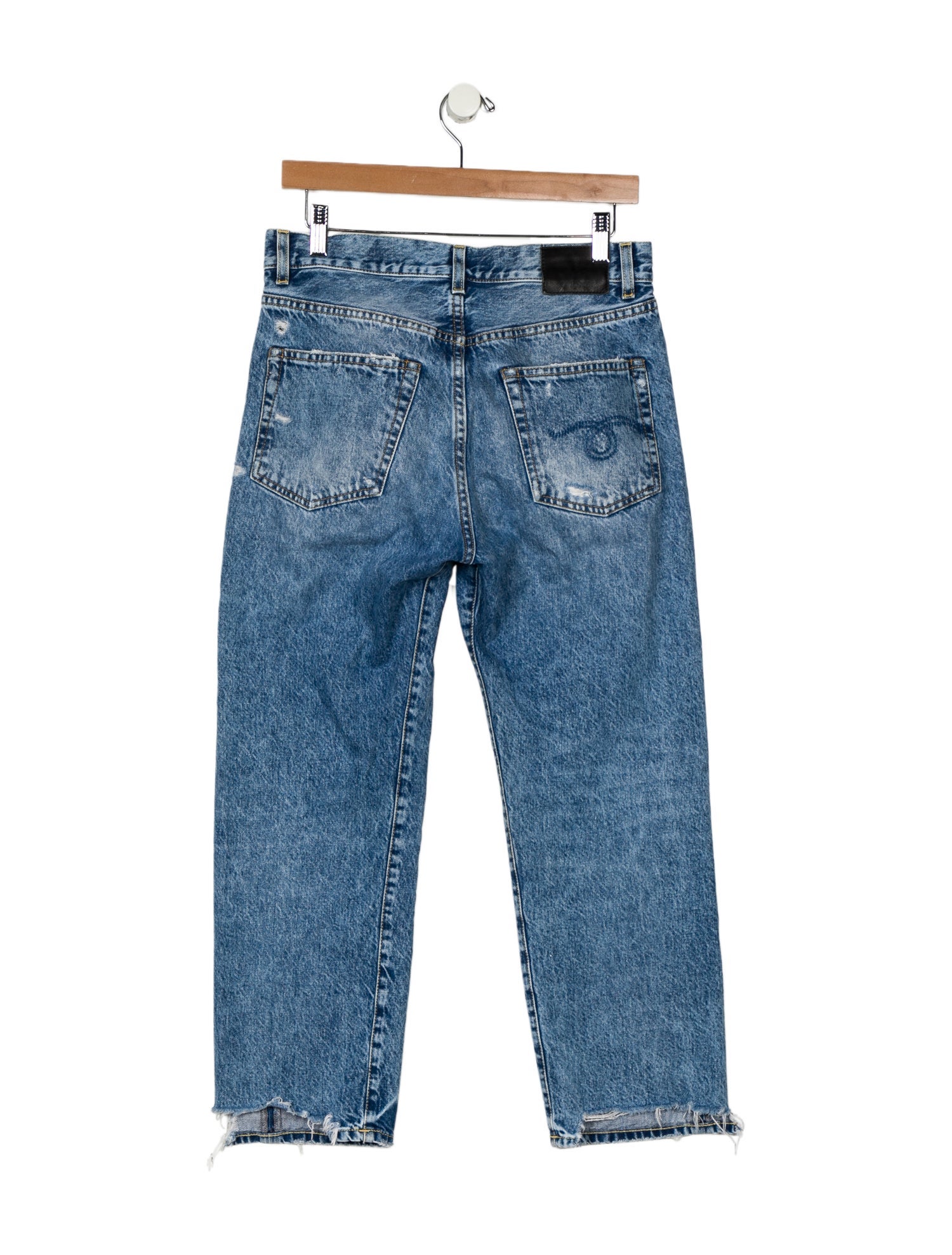 R13 High-Rise Wide Leg Jeans