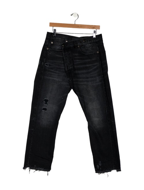 R13 High-Rise Straight Leg Jeans