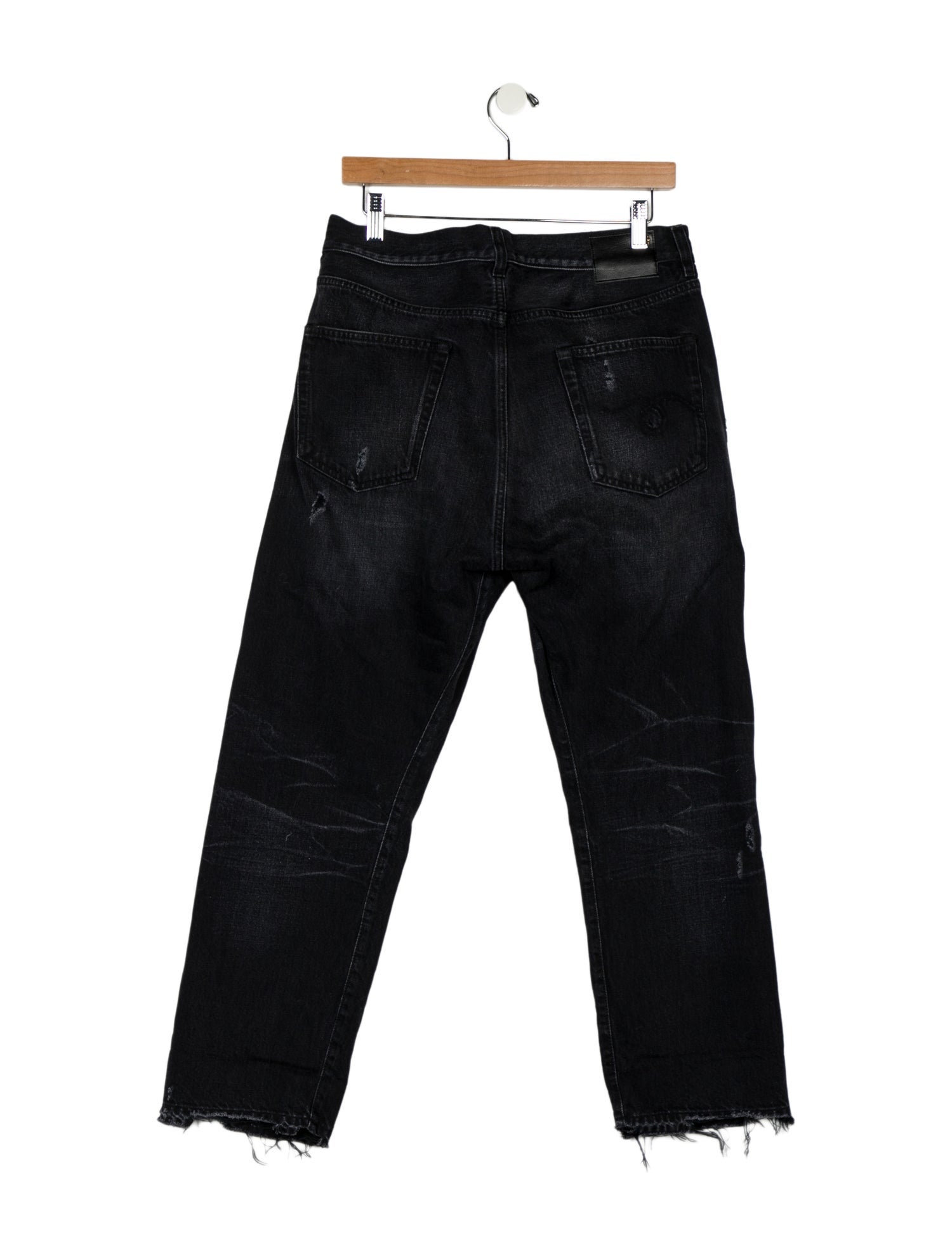 R13 High-Rise Straight Leg Jeans