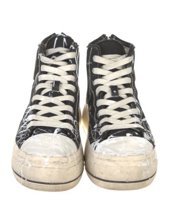 R13 Canvas Printed Sneakers