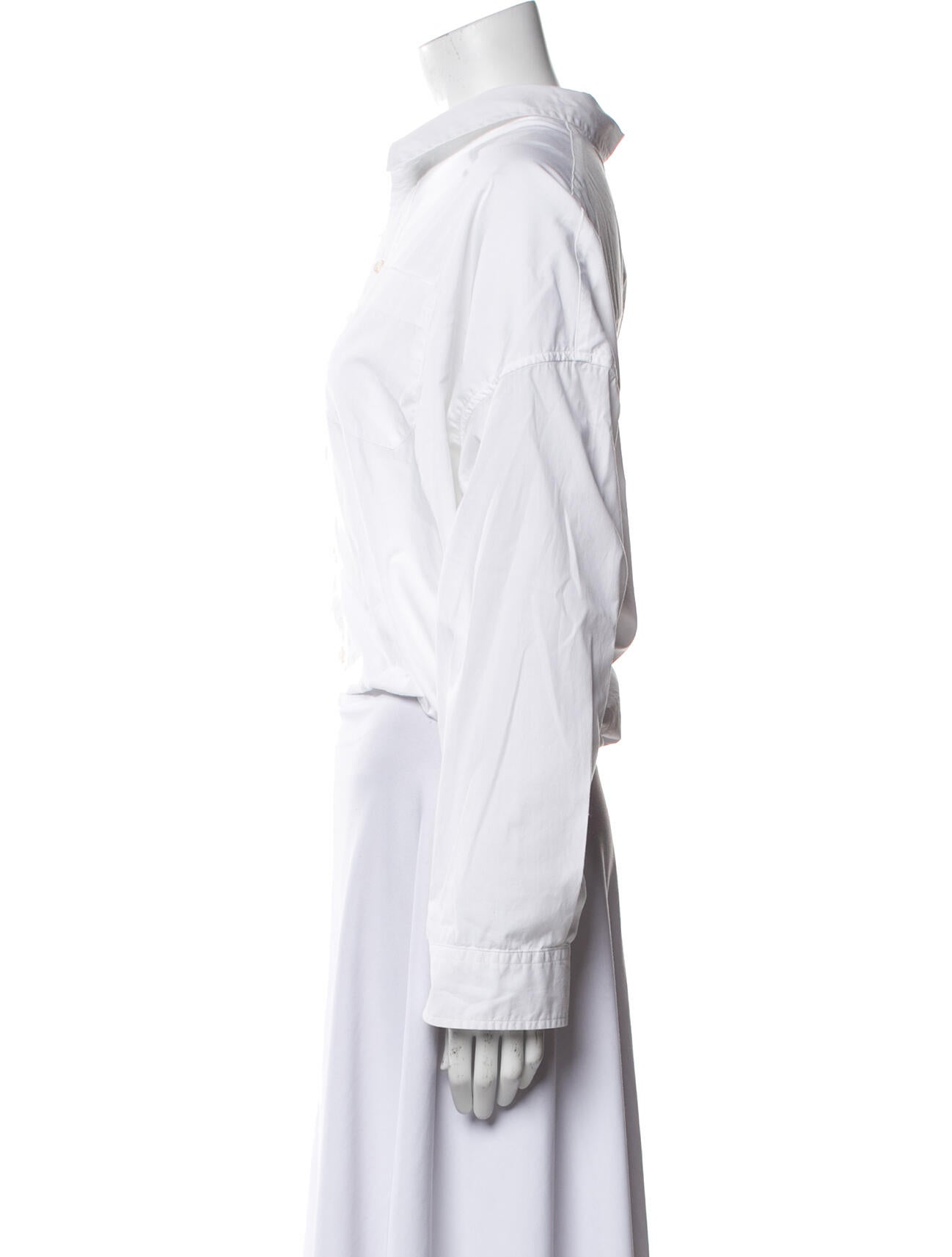 R13 Long Sleeve Button-Up Top