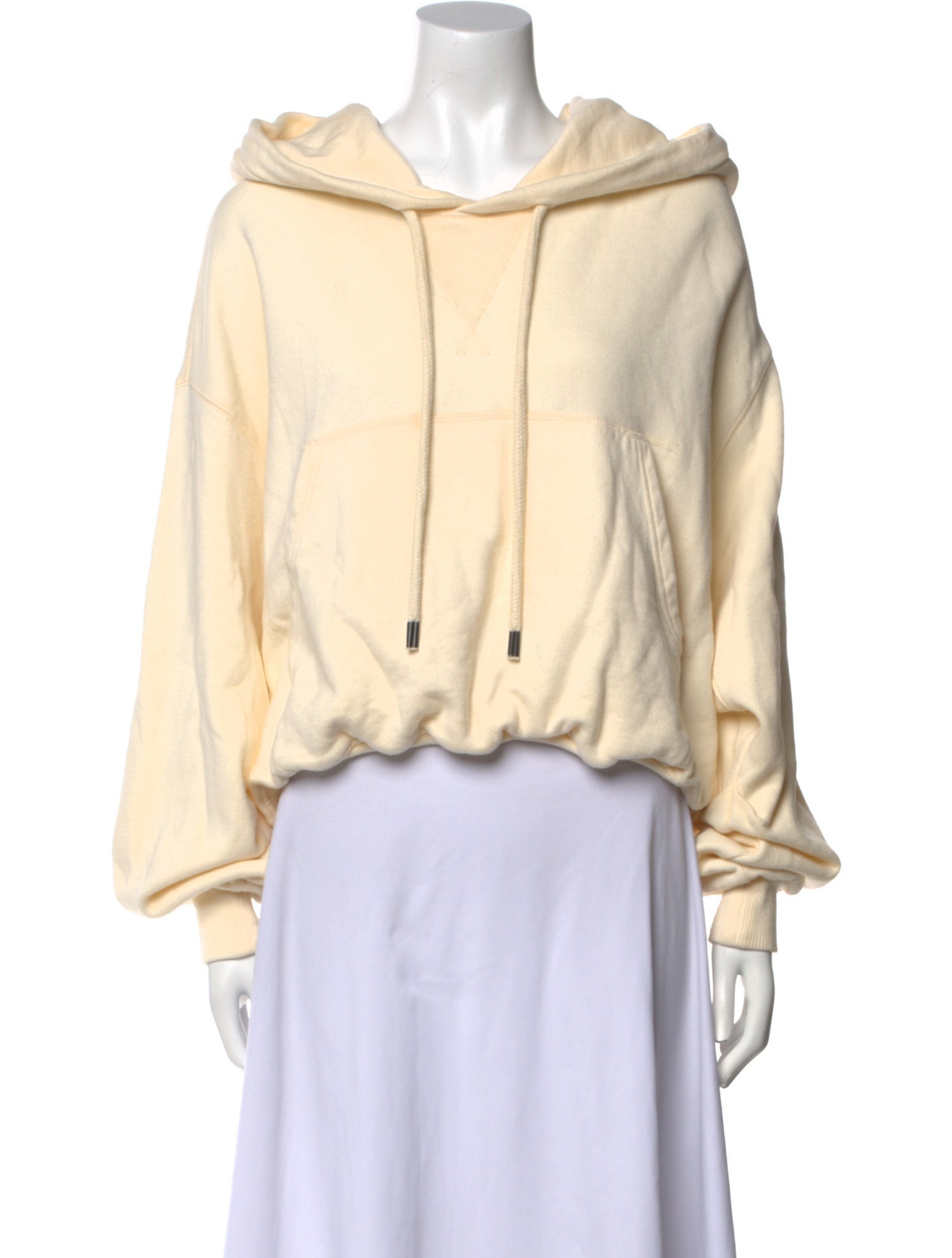 R13 Cowl Neck Long Sleeve Sweatshirt