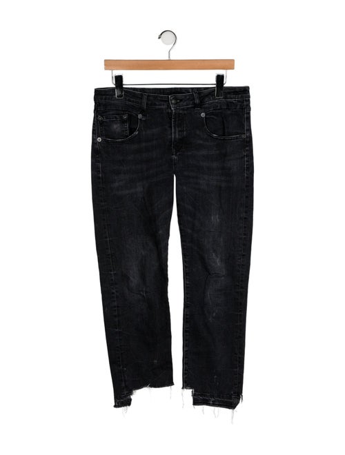 R13 Mid-Rise Straight Leg Jeans