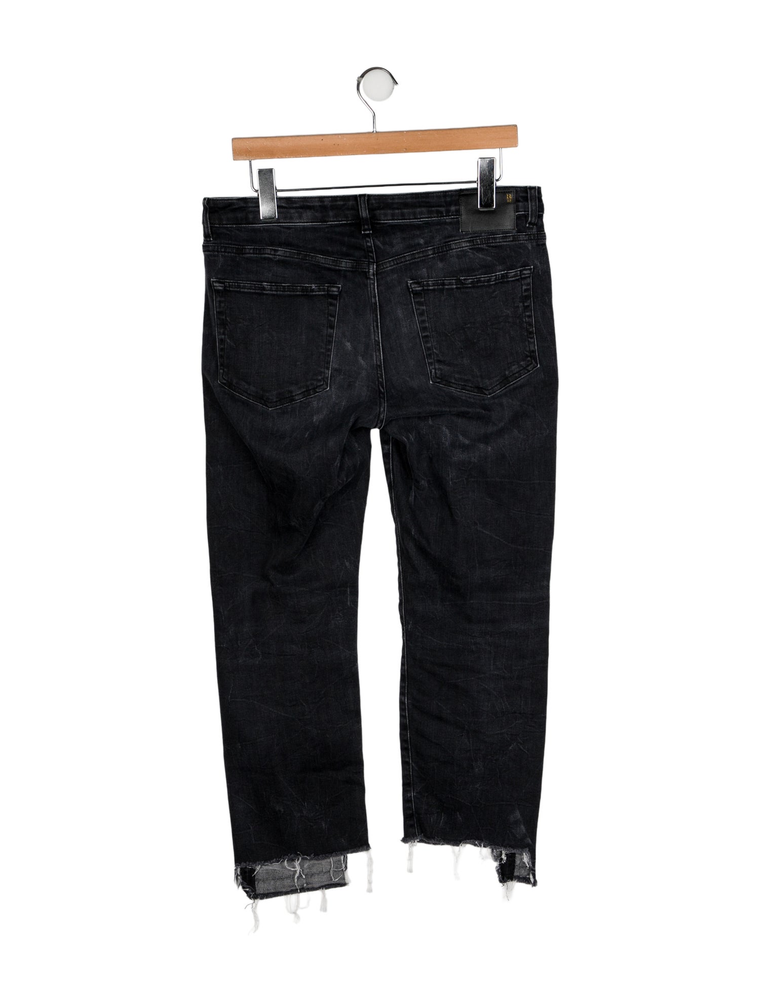 R13 Mid-Rise Straight Leg Jeans
