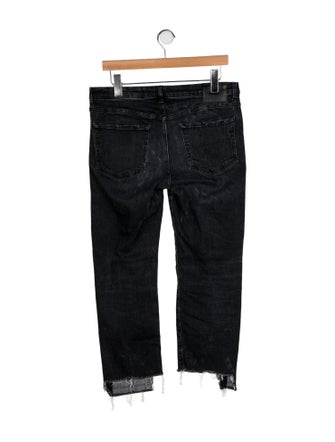 R13 Mid-Rise Straight Leg Jeans