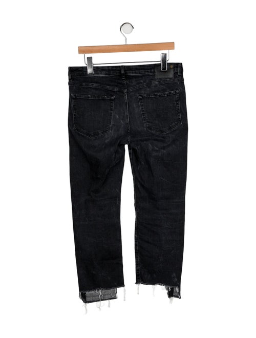R13 Mid-Rise Straight Leg Jeans