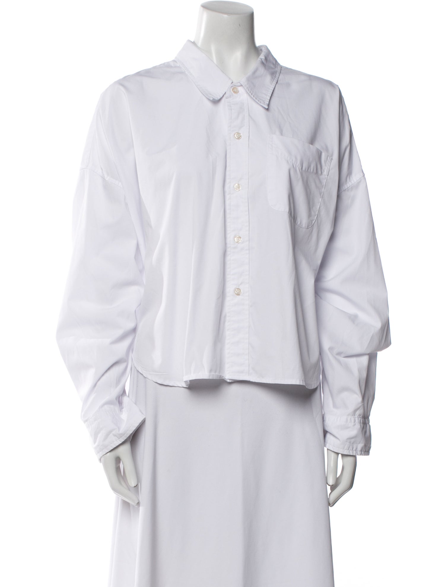 R13 Long Sleeve Button-Up Top