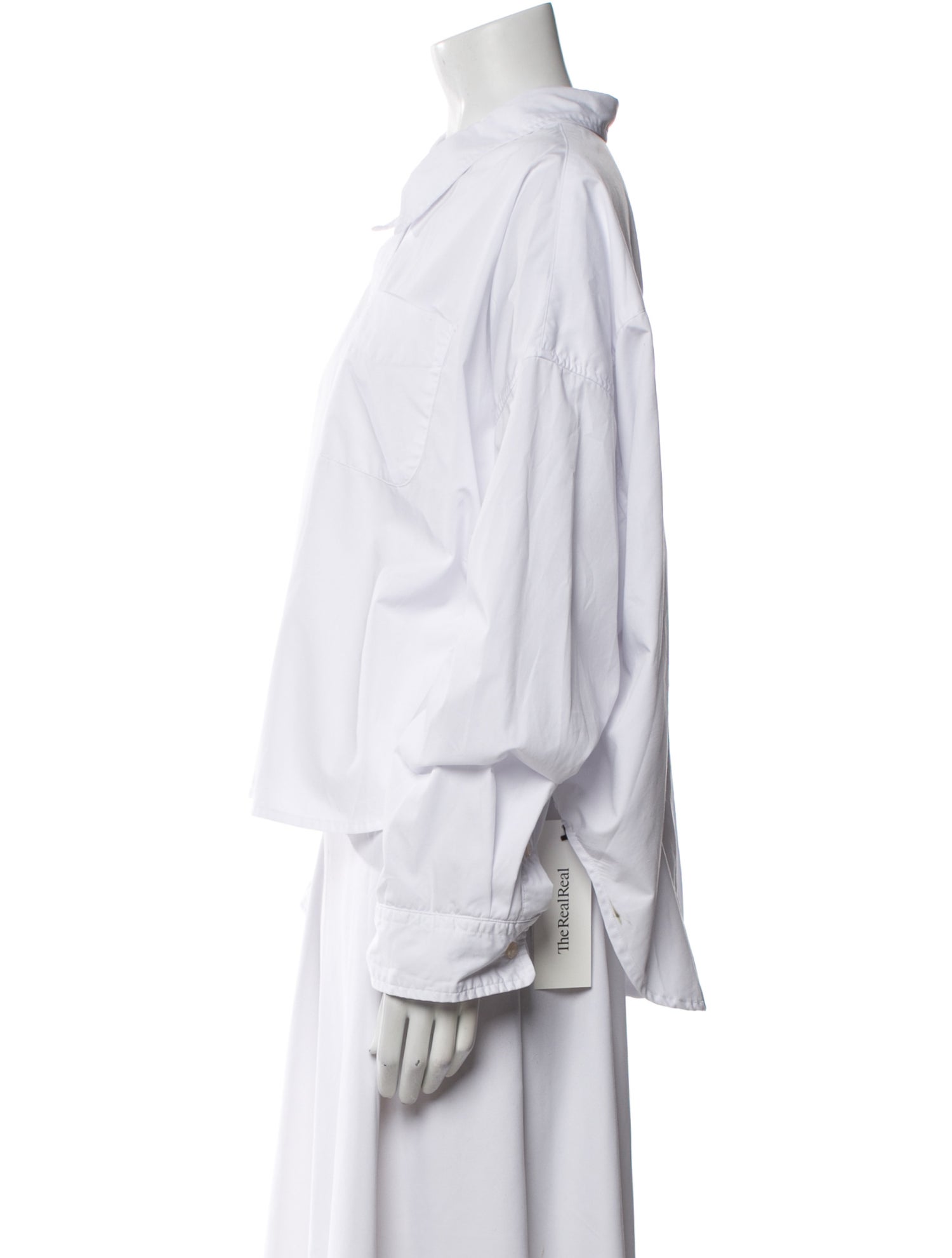 R13 Long Sleeve Button-Up Top