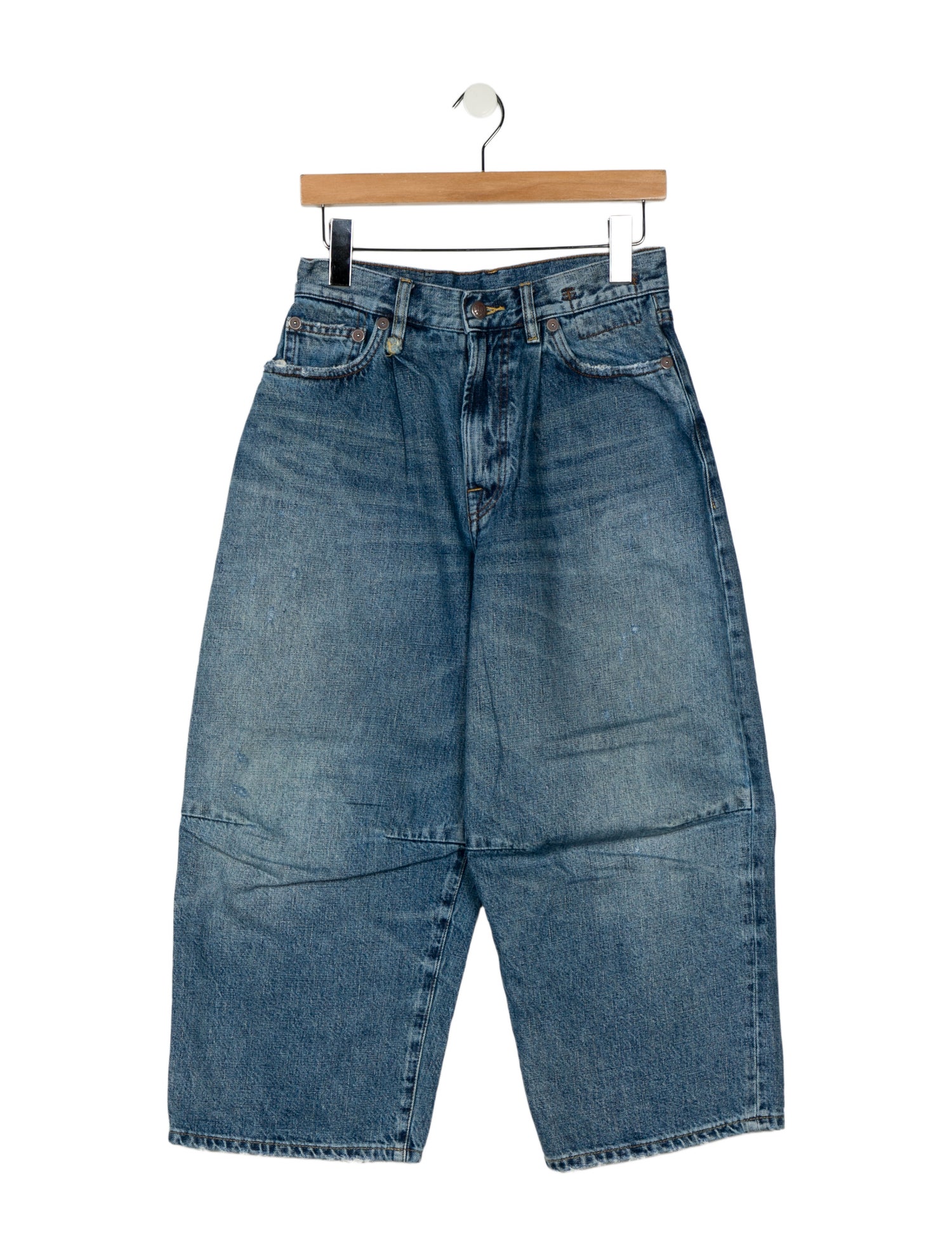 R13 High-Rise Wide Leg Jeans