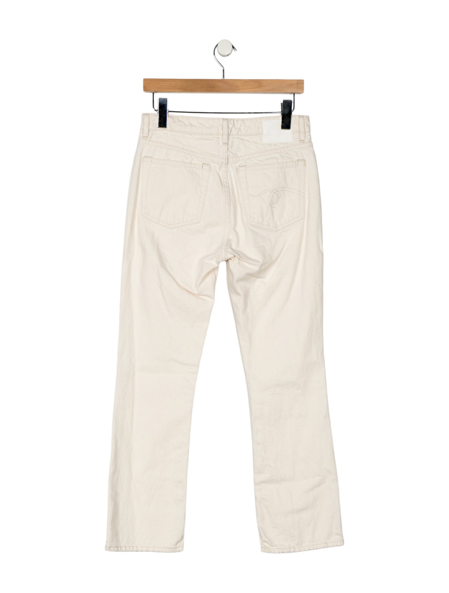 R13 Mid-Rise Straight Leg Jeans