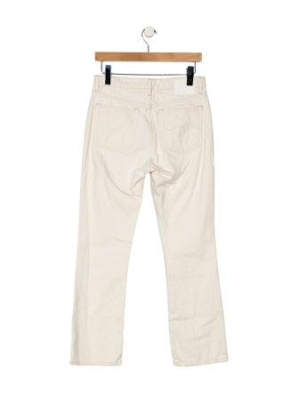 R13 Mid-Rise Straight Leg Jeans