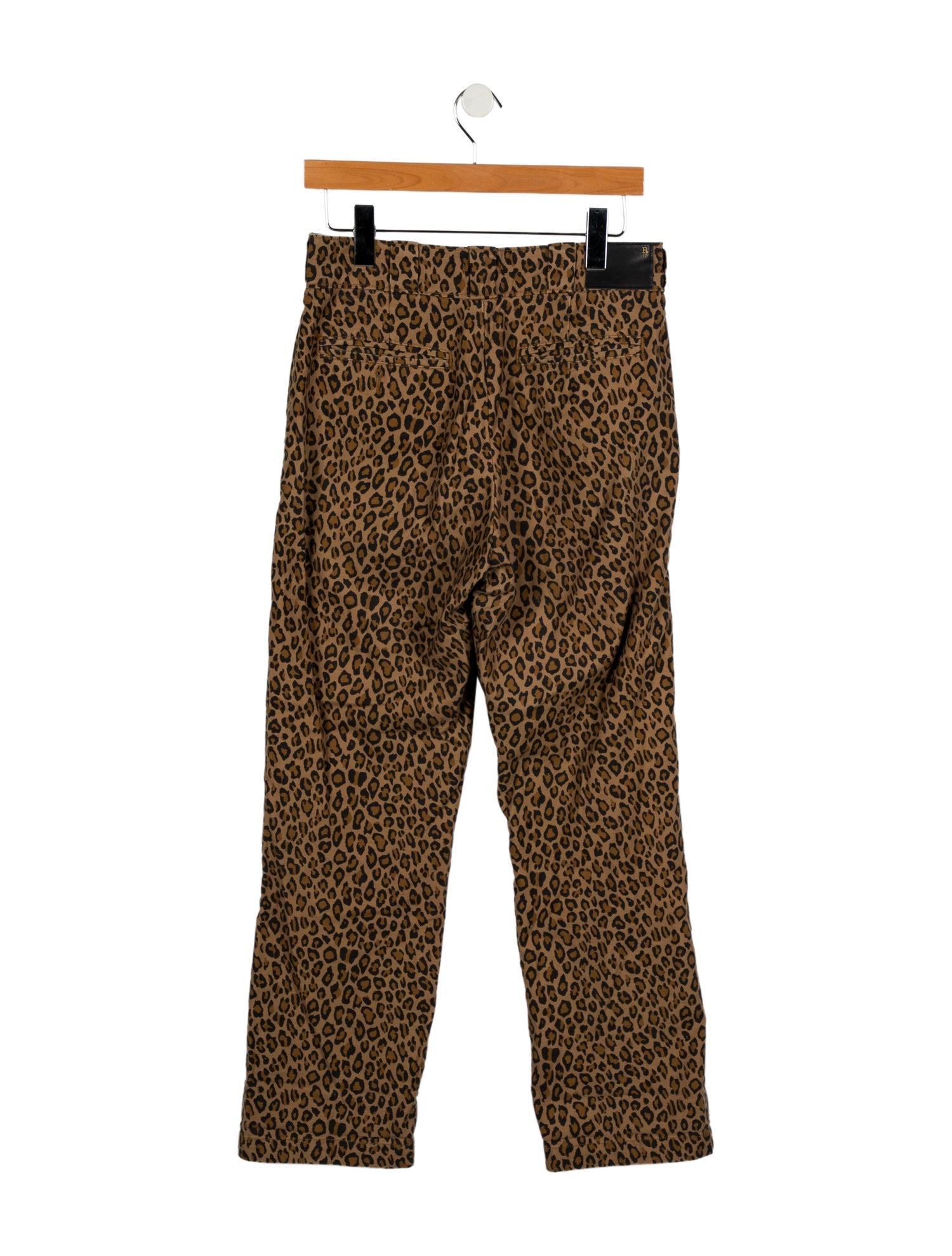 R13 High-Rise Straight Leg Jeans