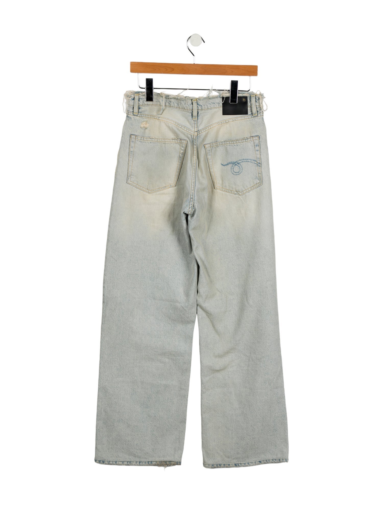 R13 High-Rise Wide Leg Jeans