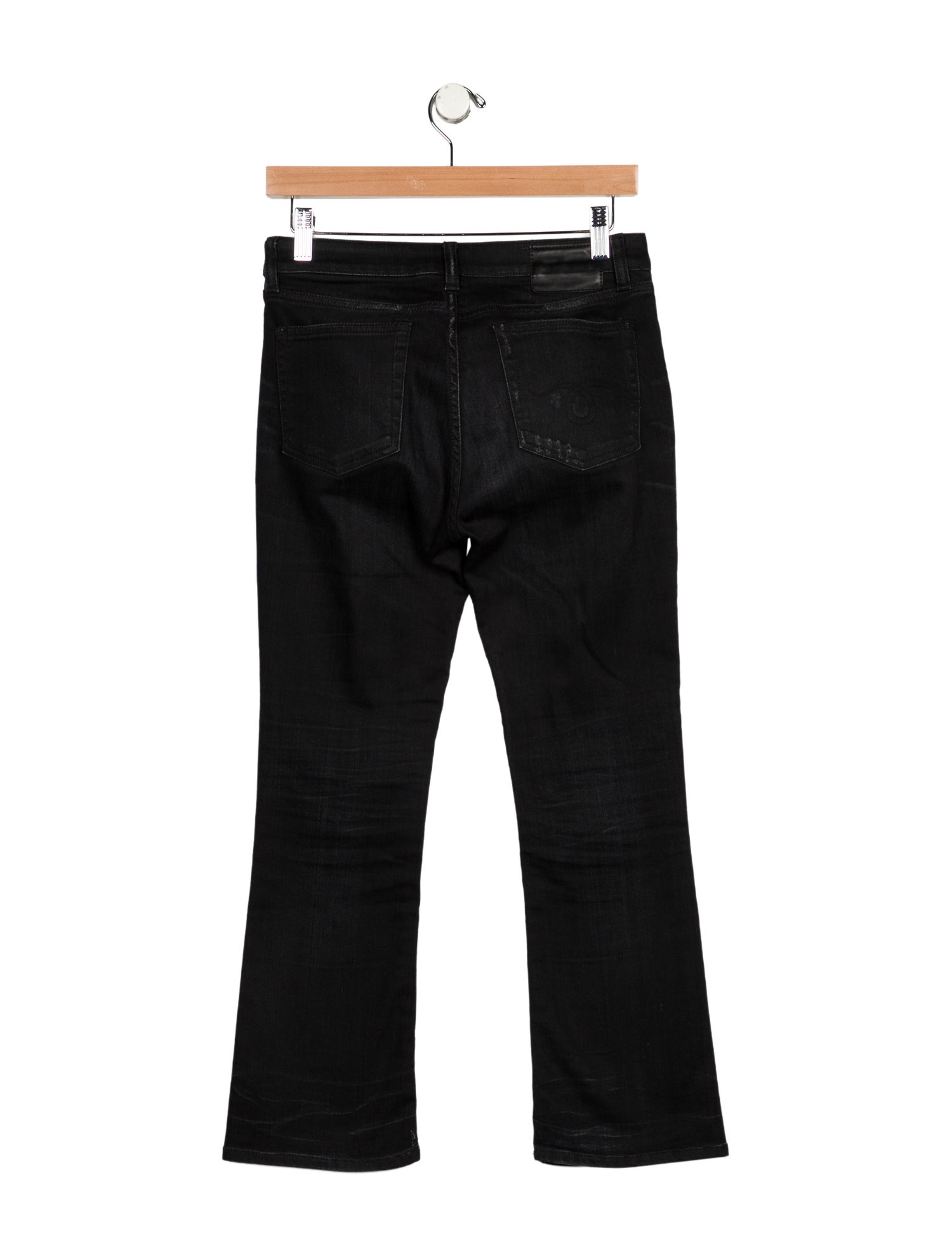 R13 Mid-Rise Straight Leg Jeans