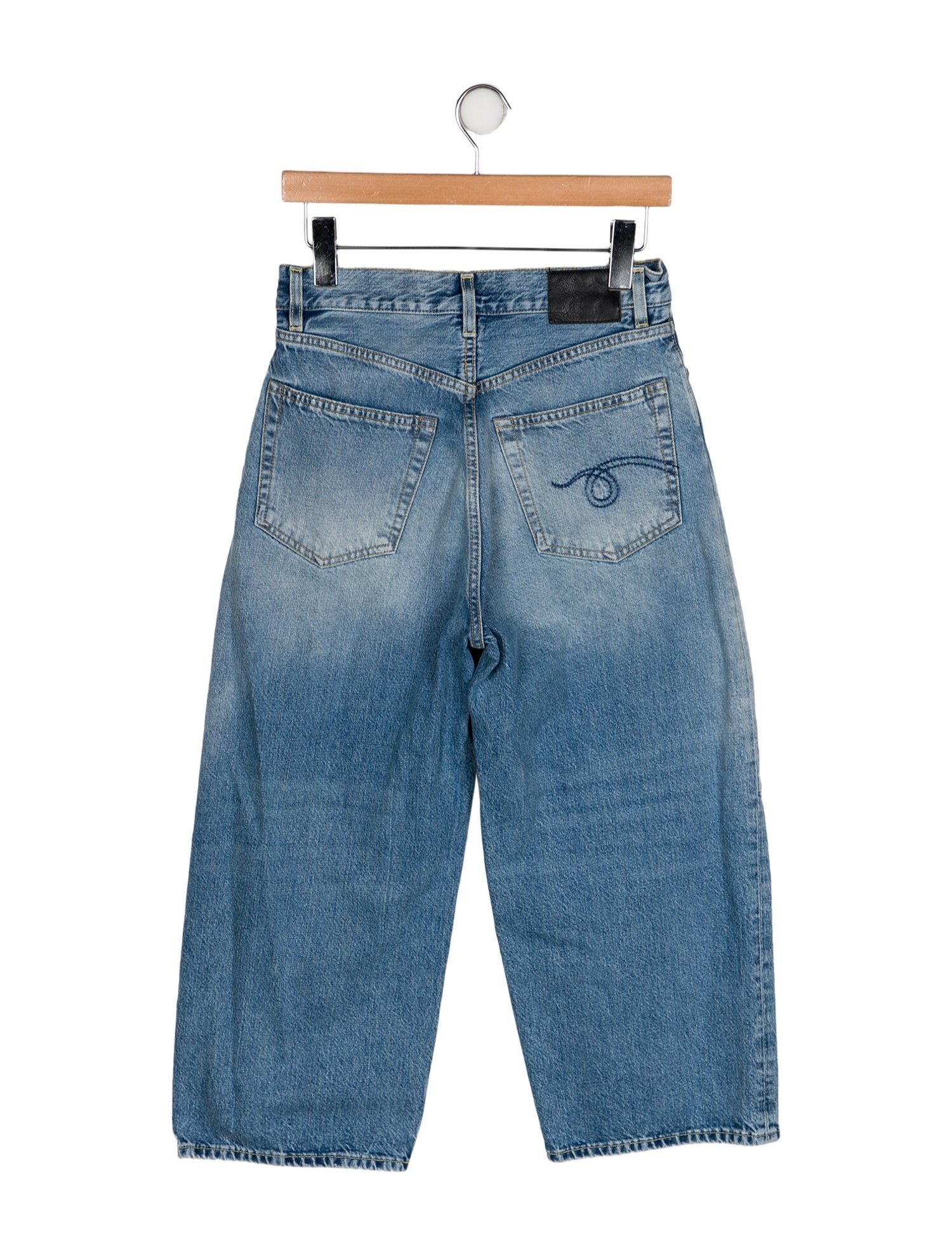 R13 High-Rise Wide Leg Jeans