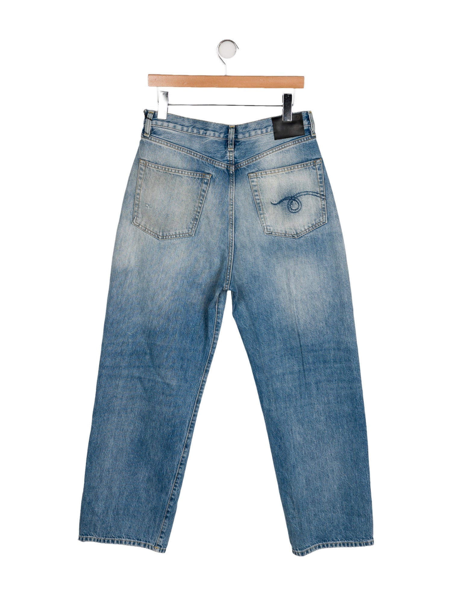 R13 High-Rise Wide Leg Jeans