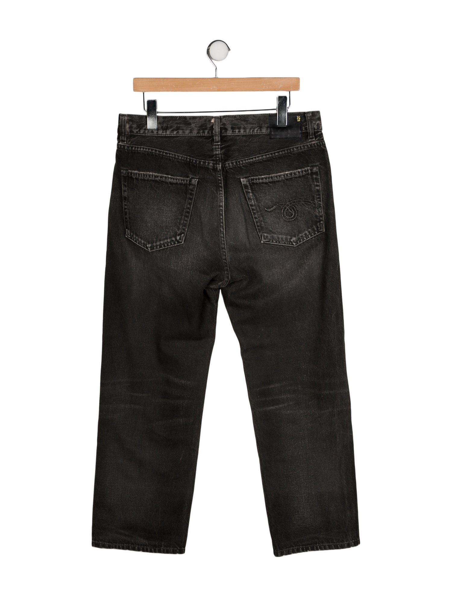 R13 High-Rise Wide Leg Jeans