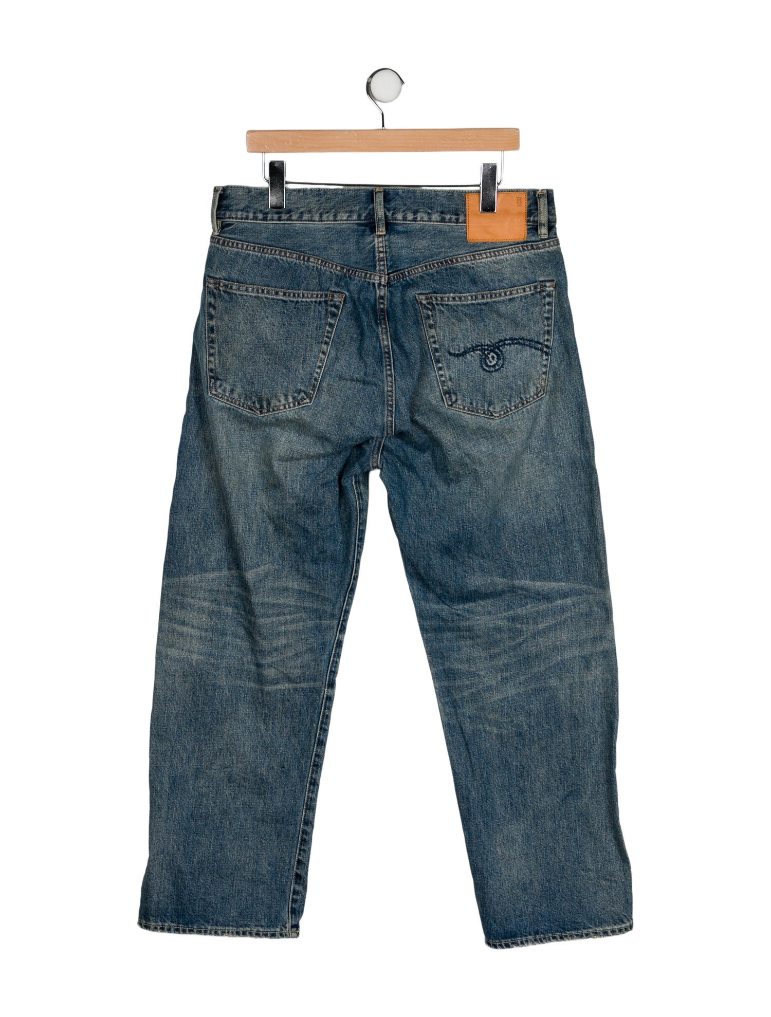 R13 High-Rise Wide Leg Jeans