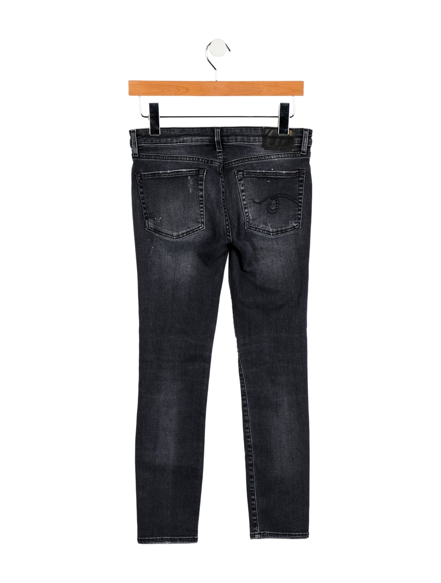 R13 Low-Rise Skinny Leg Jeans