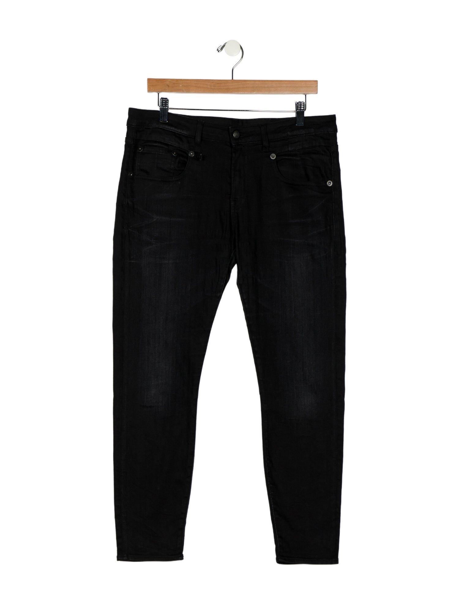 R13 High-Rise Straight Leg Jeans